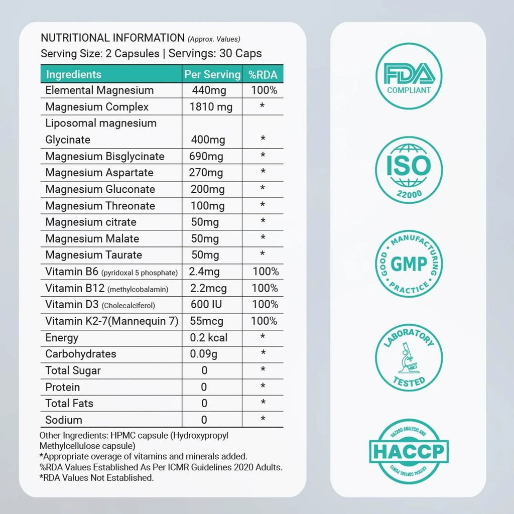 Mag8X – Advanced Magnesium Complex with Essential Vitamins