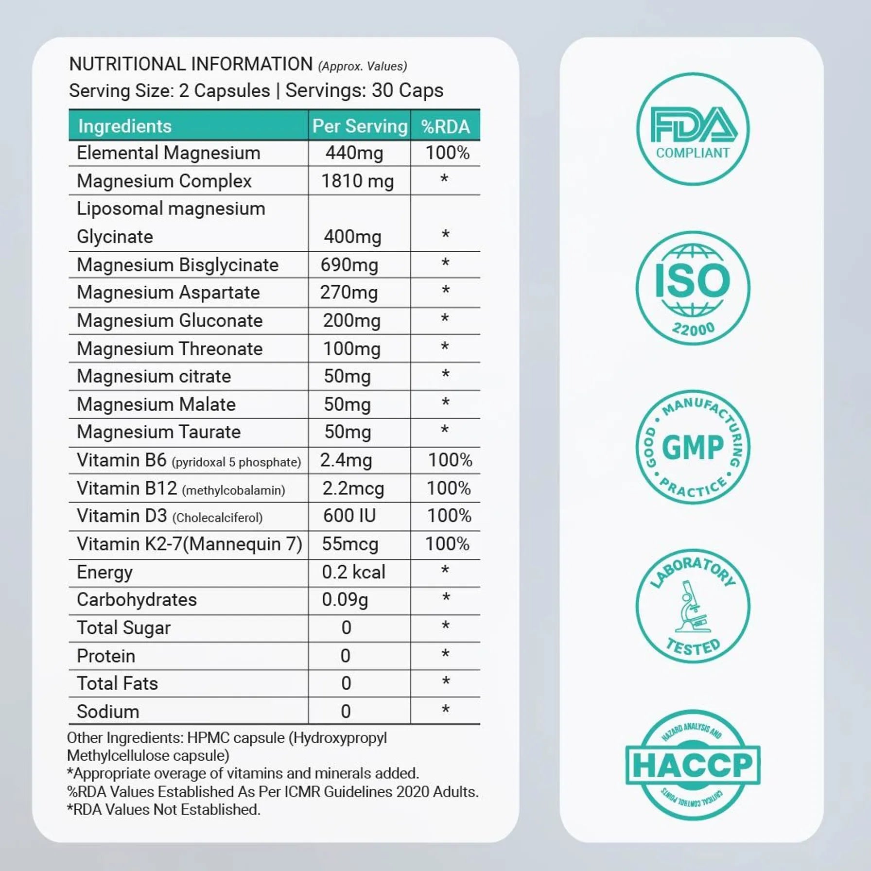 Mag8X – Advanced Magnesium Complex with Essential Vitamins